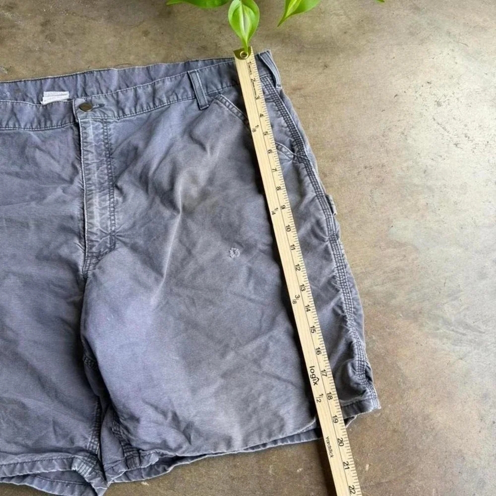 vintage Carhartt charcoal grey carpenter shorts size 40